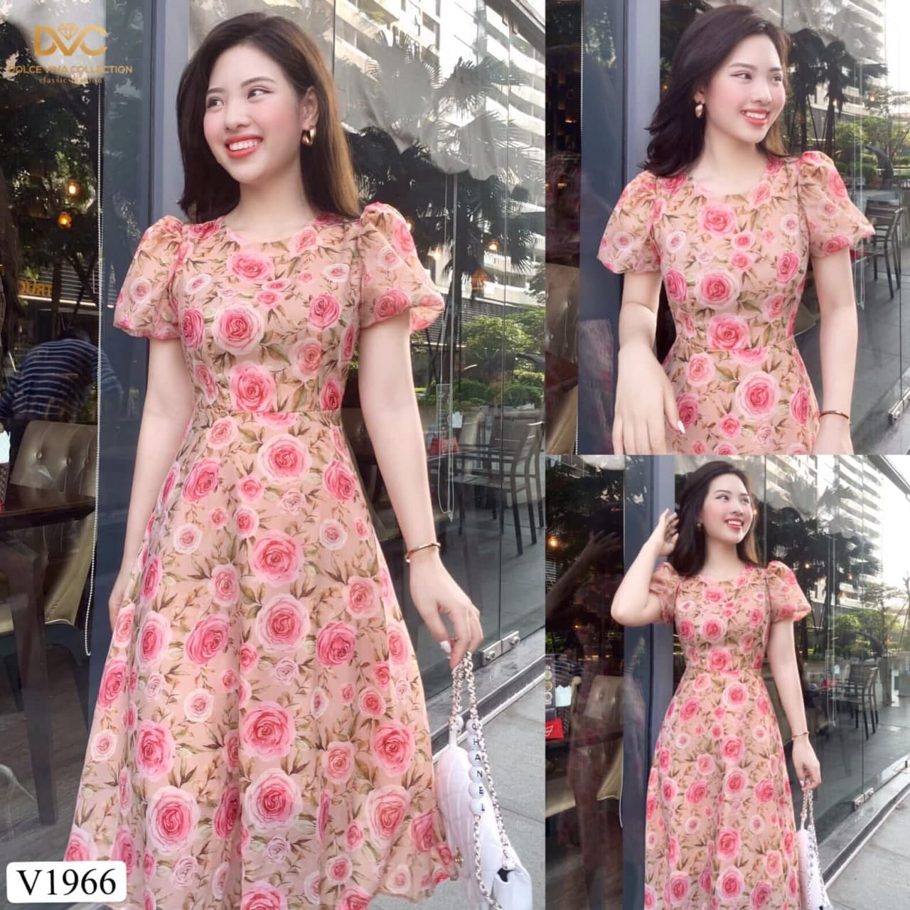 Đầm suông voan lụa 2 lớp tà váy cách điệu cao cấp - S1826 | Shopee Việt Nam